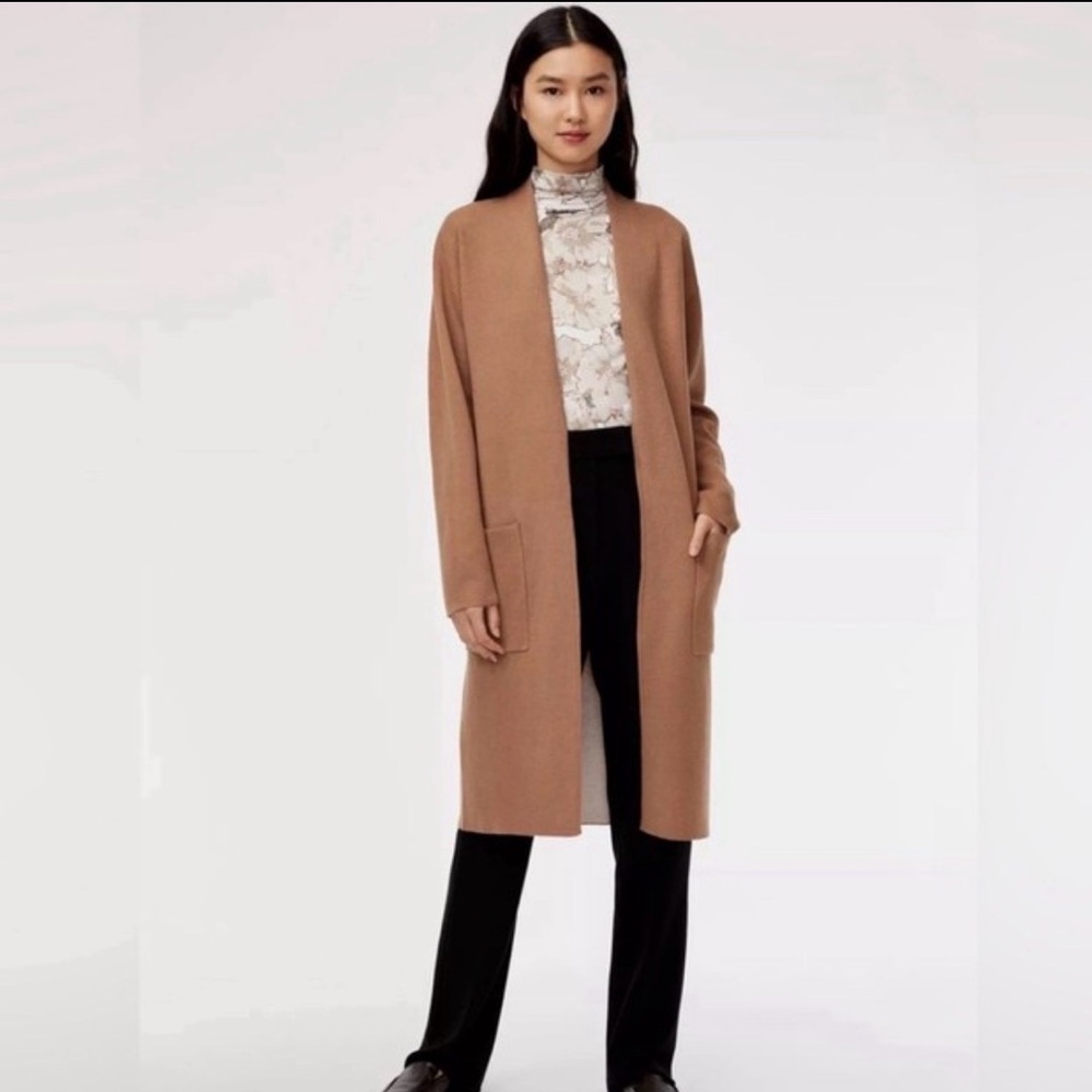 Aritzia wool coatigan XXS